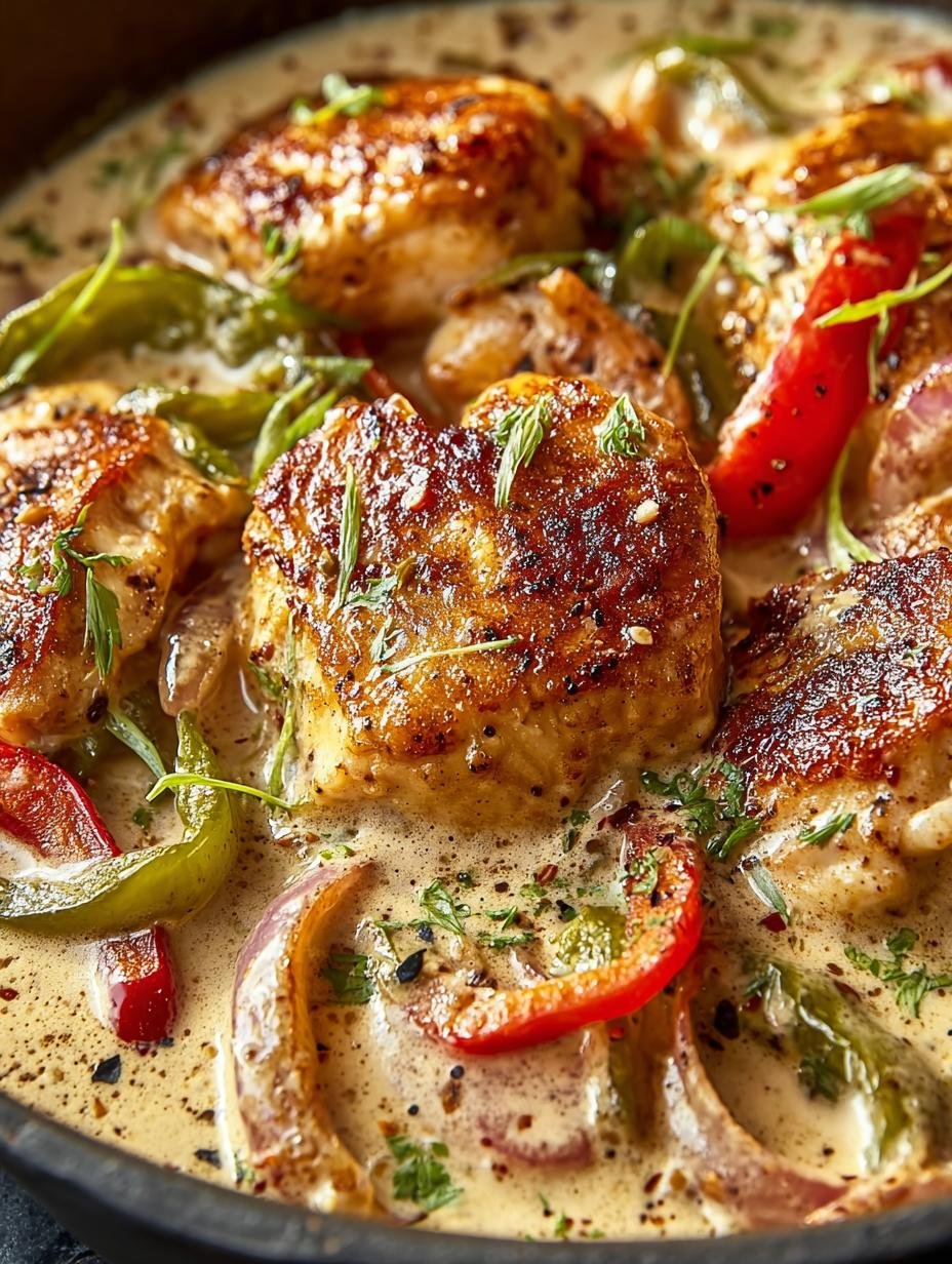 Irresistible One Pan Creamy Pepperoncini Chicken Recipe - Irresistible One Pan Creamy - additional detail