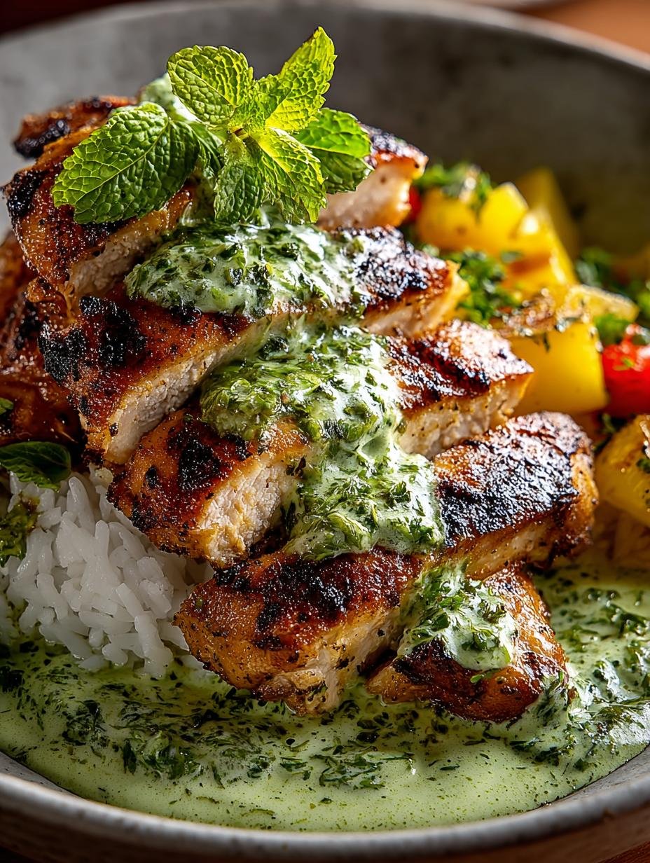 Irresistible Peruvian Chicken with Creamy Green Sauce - Irresistible Peruvian Chicken with - additional detail