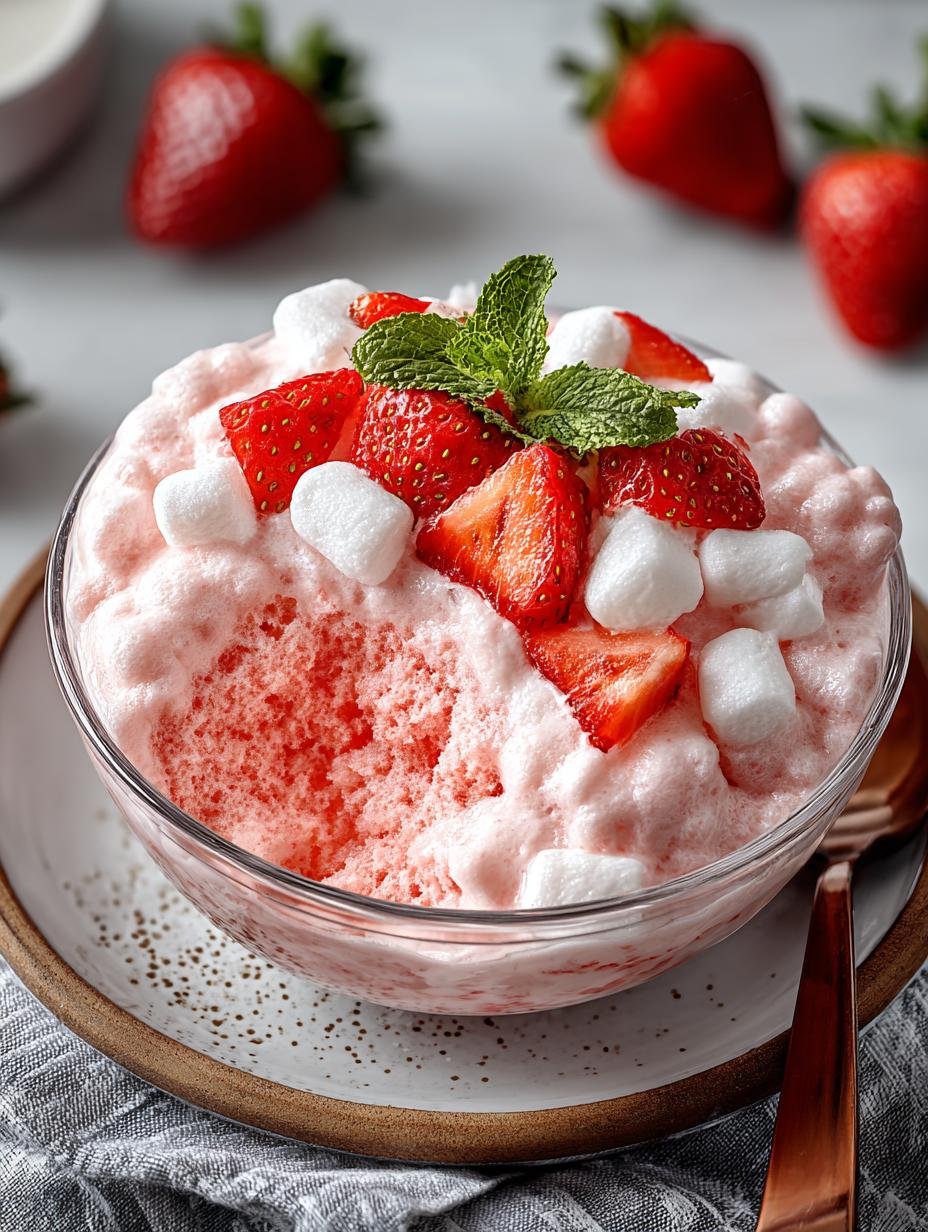Irresistible Strawberry Fluff Sweet Delight Recipe - Irresistible Strawberry Fluff Sweet - main visual representation