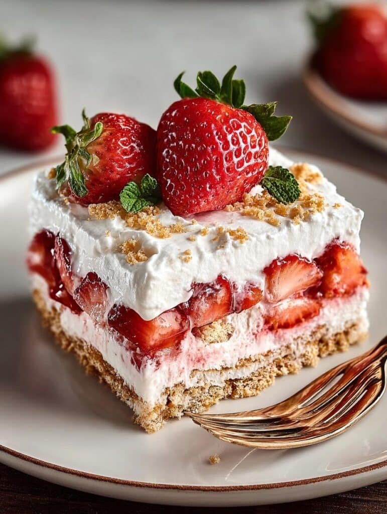 Irresistible Strawberry Icebox Cake