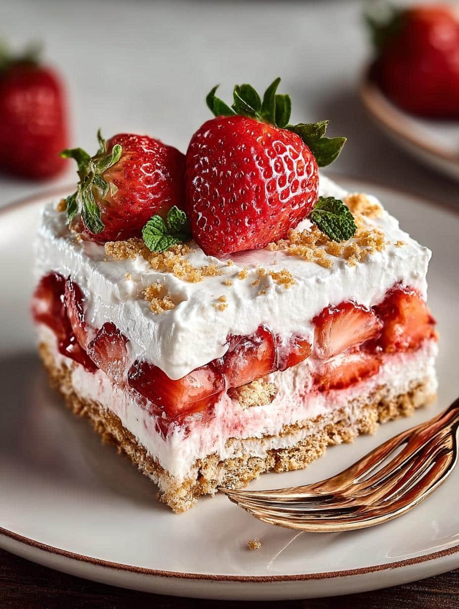 Irresistible Strawberry Icebox Cake