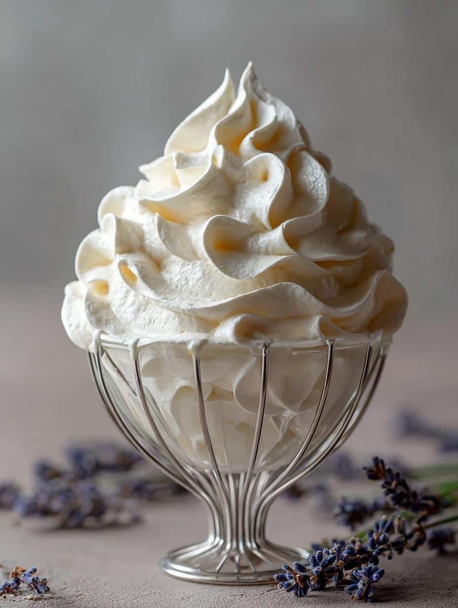 Lavender Whipped Cream: 3 Simple Steps to a Floral Delight - Lavender Whipped Cream - main visual representation