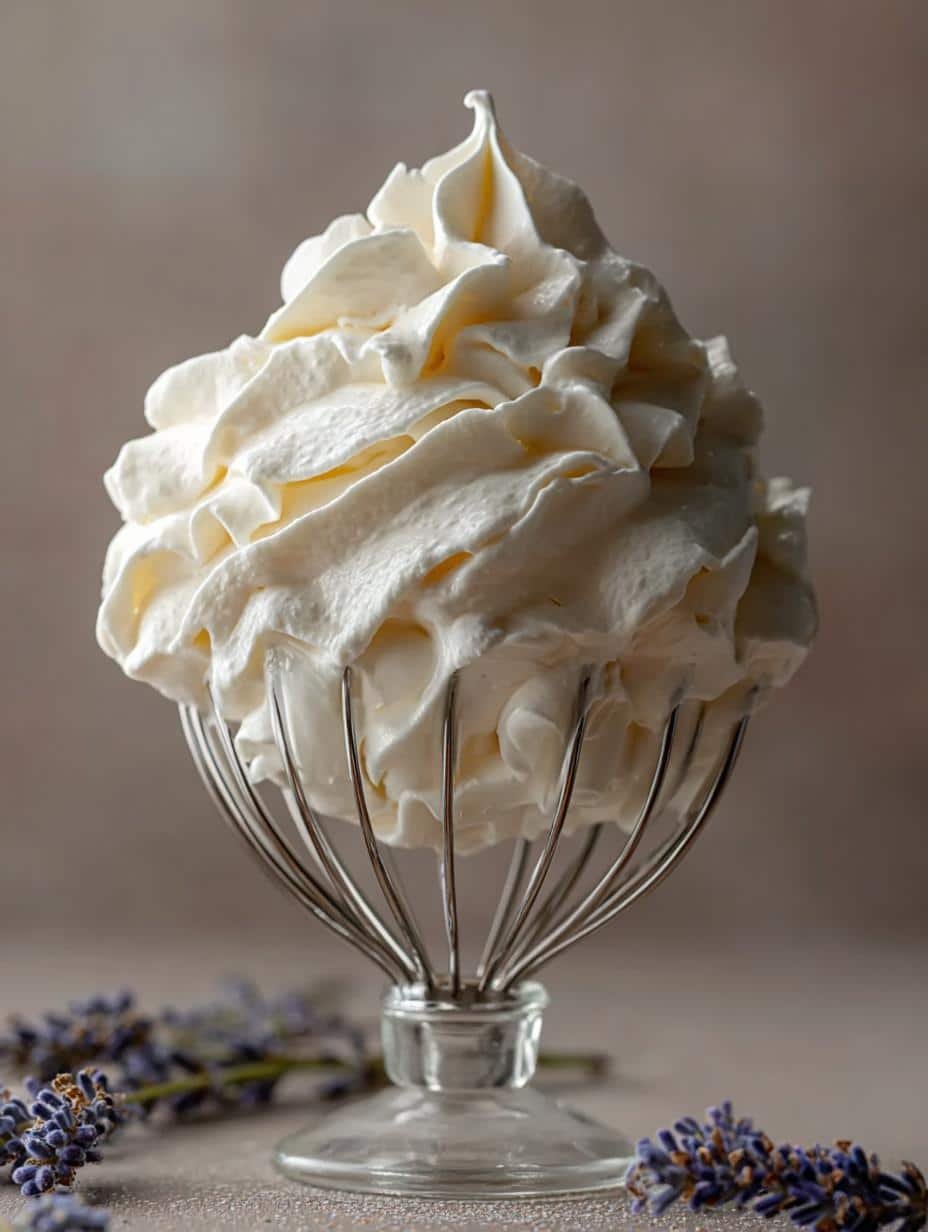 Lavender Whipped Cream