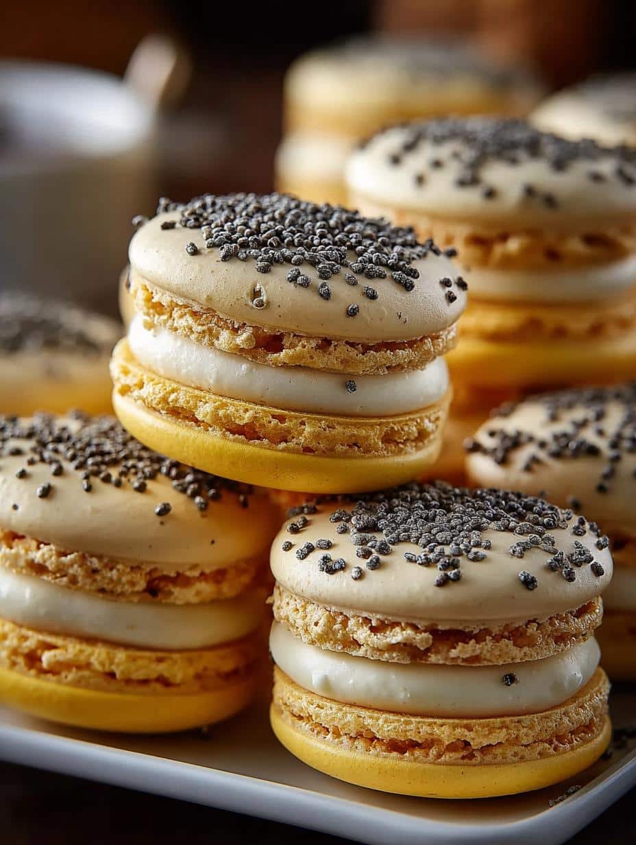 Lemon Poppy Seed Macarons: 5 Steps to Delightful Treats - Lemon Poppy Seed Macarons - main visual representation