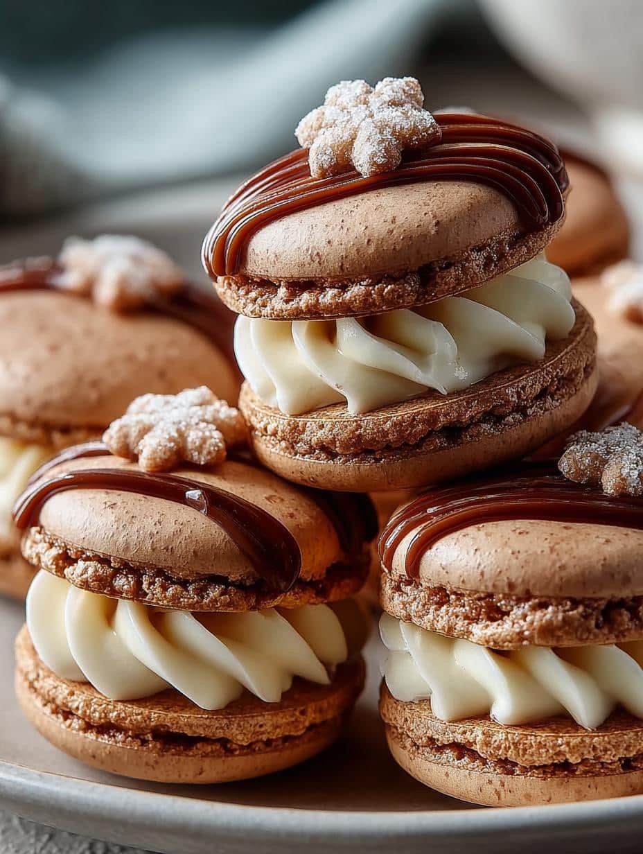 Macarons with Molasses Buttercream: 24 Irresistible Delights - Macarons with Molasses Buttercream - main visual representation