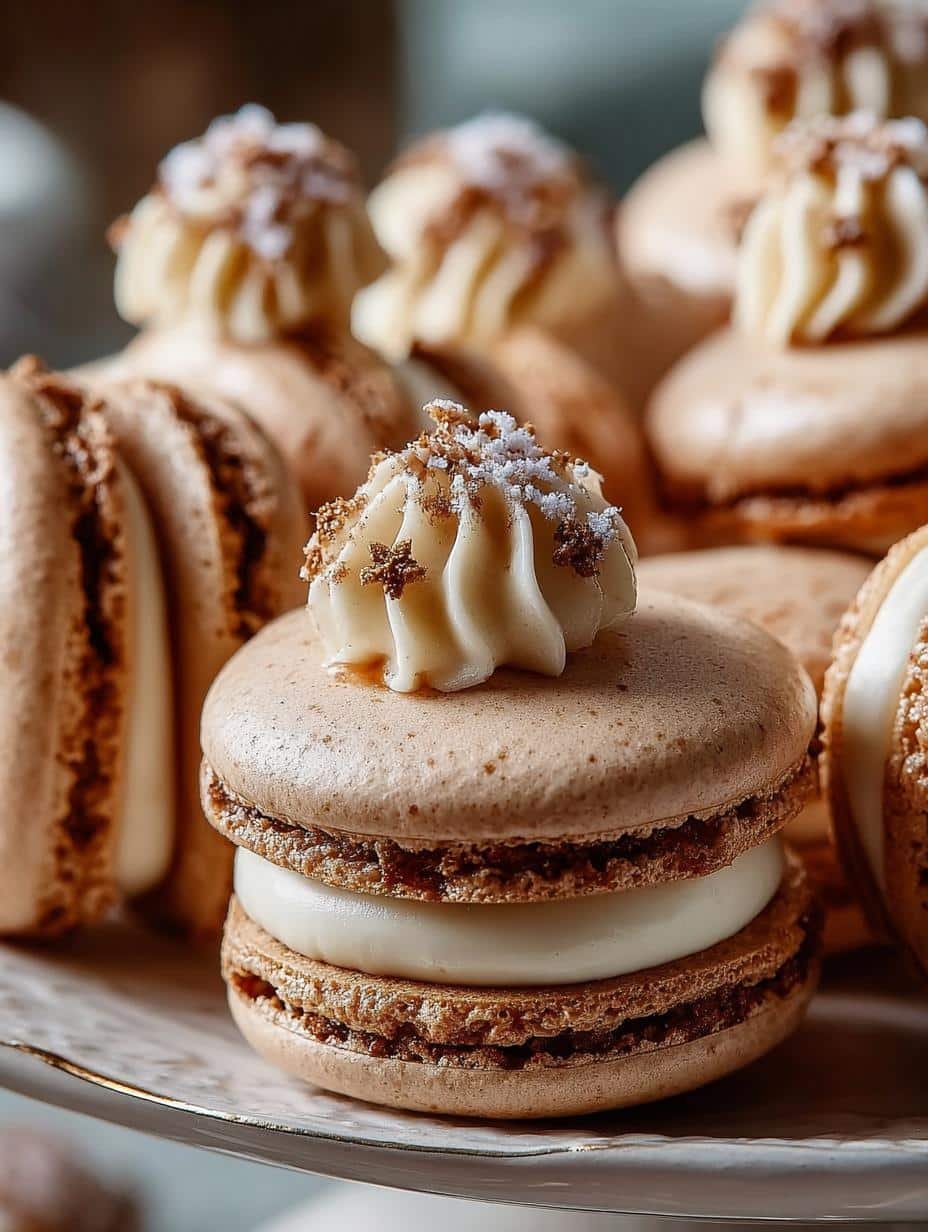 Macarons with Molasses Buttercream: 24 Irresistible Delights - Macarons with Molasses Buttercream - additional detail