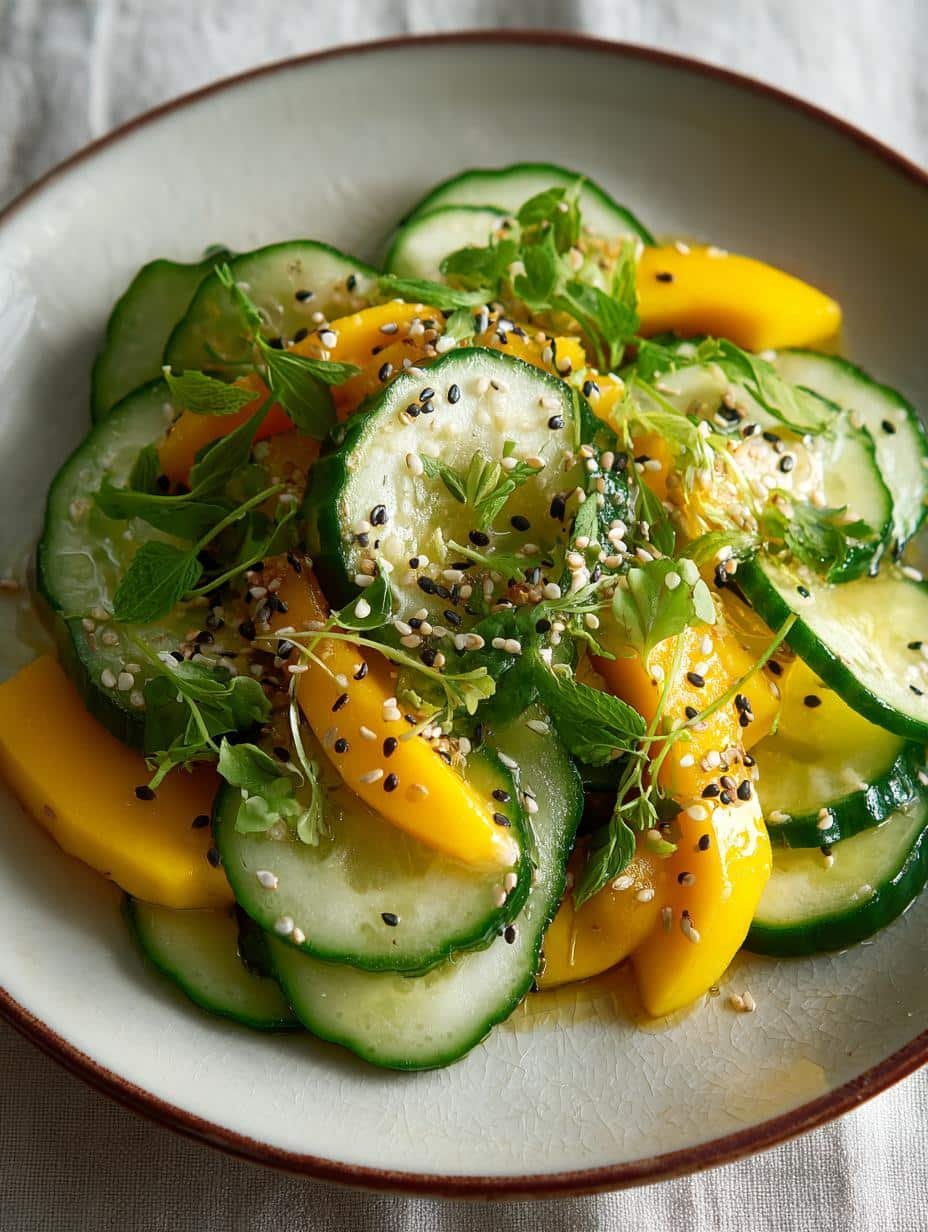 Mango Cucumber Salad Plate: 7 Reasons to Love This Delightful Dish 3 Mango Cucumber Salad Plate: 7 Reasons to Love This Delightful Dish - Mango Cucumber Salad Plate - additional detail