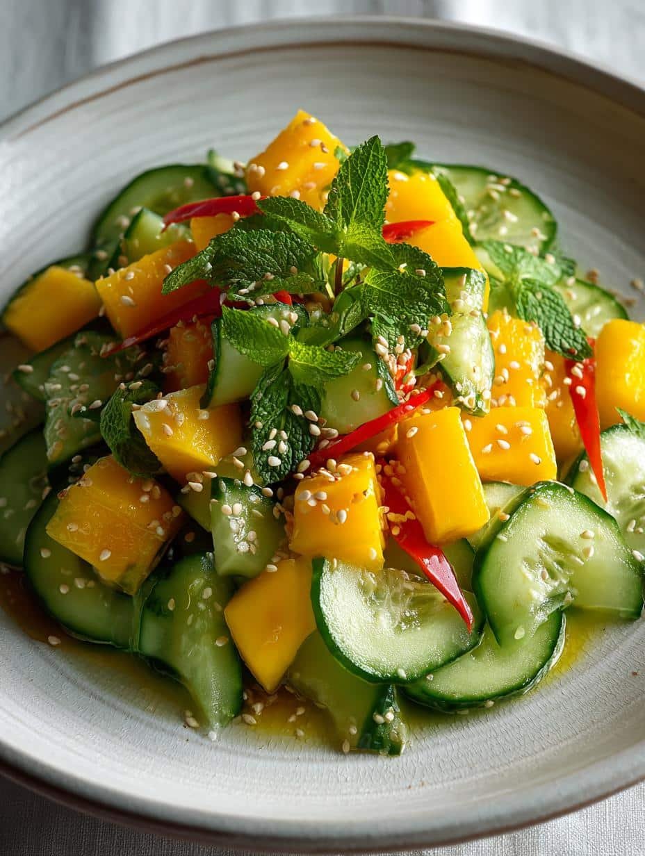Mango Cucumber Salad Plate: 7 Reasons to Love This Delightful Dish 1 Mango Cucumber Salad Plate