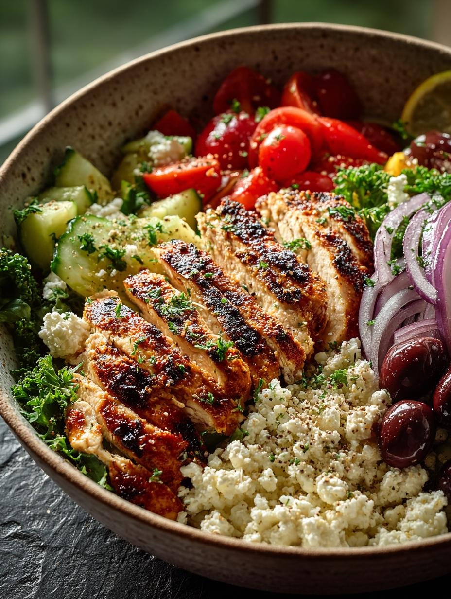 Mediterranean Chicken Bowl: 7 Reasons to Love It - Mediterranean Chicken Bowl - additional detail