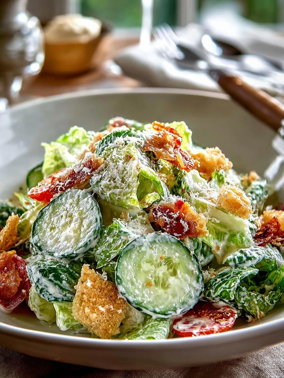 Refreshing Cucumber Caesar Salad: 5 Irresistible Tips 3 Refreshing Cucumber Caesar Salad: 5 Irresistible Tips - Refreshing Cucumber Caesar Salad - additional detail