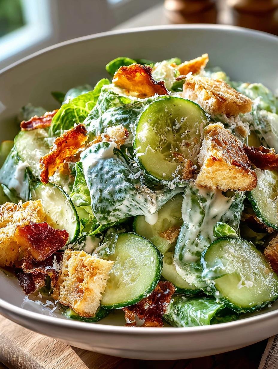 Refreshing Cucumber Caesar Salad: 5 Irresistible Tips 1 Refreshing Cucumber Caesar Salad