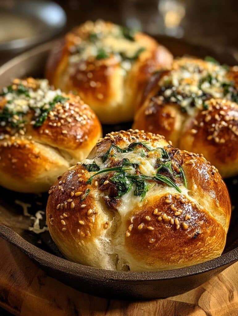 Savory Sourdough Discard Rolls