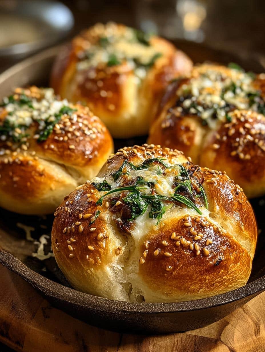Savory Sourdough Discard Rolls