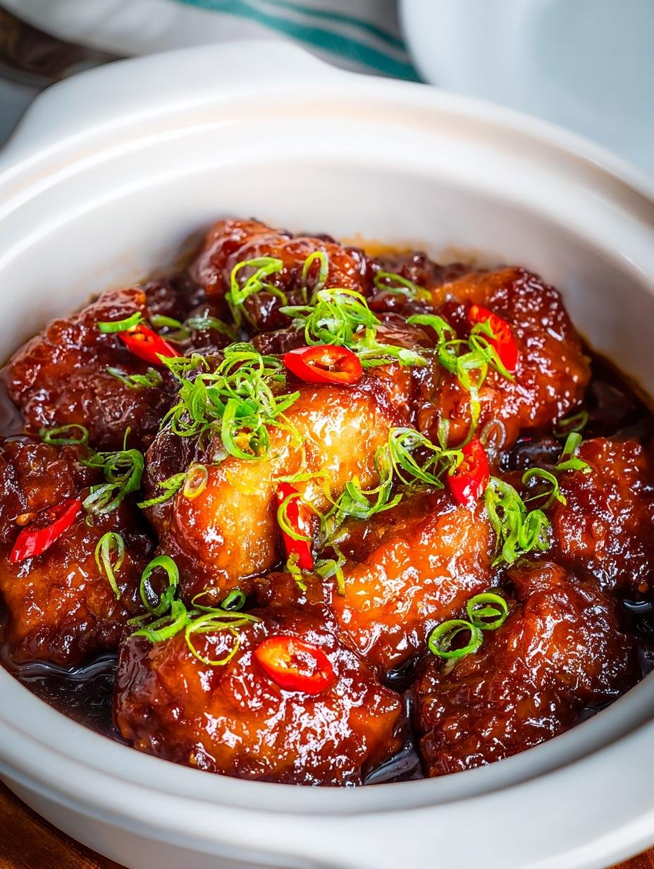 Slow Cooker Honey Garlic Chicken: A Tender Delight - Slow Cooker Honey Garlic - main visual representation