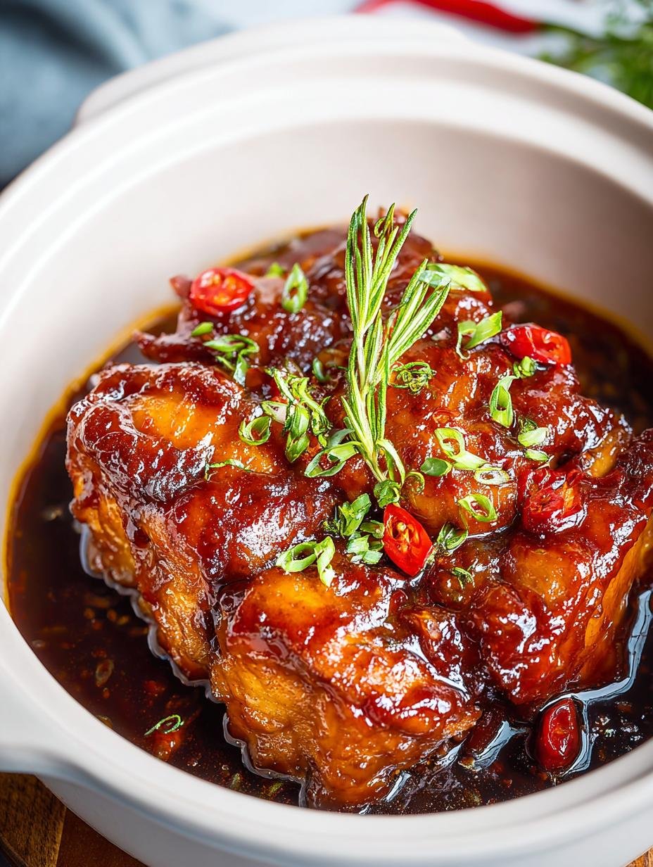 Slow Cooker Honey Garlic Chicken: A Tender Delight - Slow Cooker Honey Garlic - additional detail