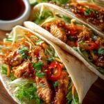 Sweet Chili Chicken Wraps