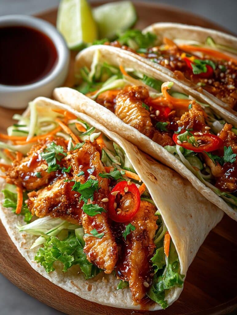 Sweet Chili Chicken Wraps