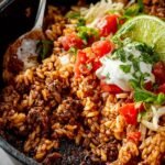 Taco Beef Rice Skillet