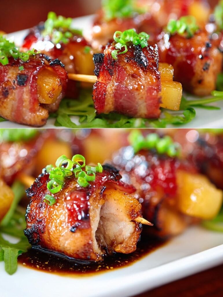 Bacon Wrapped Chicken Teriyaki