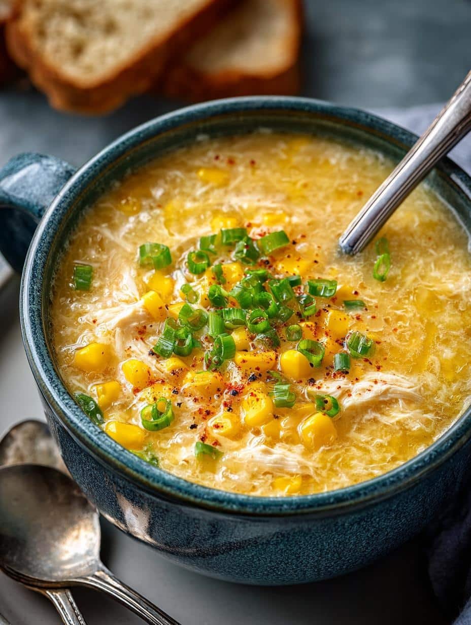 Cozy Chicken Sweetcorn Soup: 5 Steps to Comfort 3 Cozy Chicken Sweetcorn Soup: 5 Steps to Comfort - Cozy Chicken Sweetcorn Soup - additional detail
