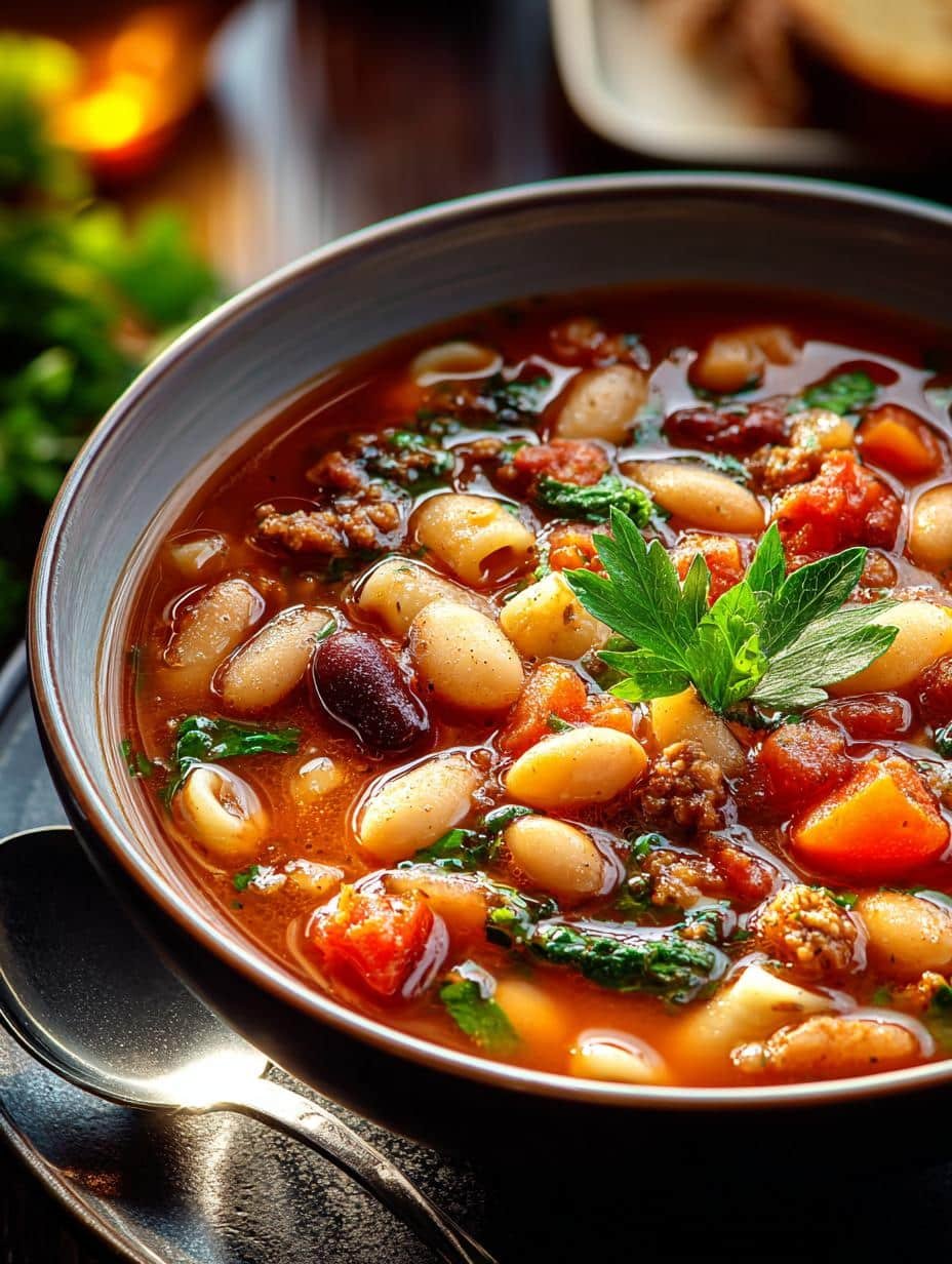 Hearty Italian Pasta Fagioli: A Comforting Delight - Hearty Italian Pasta Fagioli - main visual representation