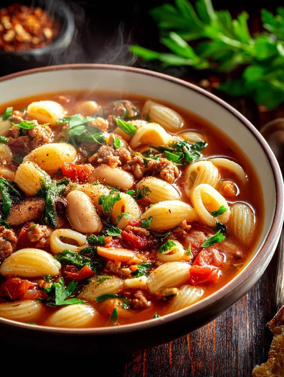 Hearty Italian Pasta Fagioli