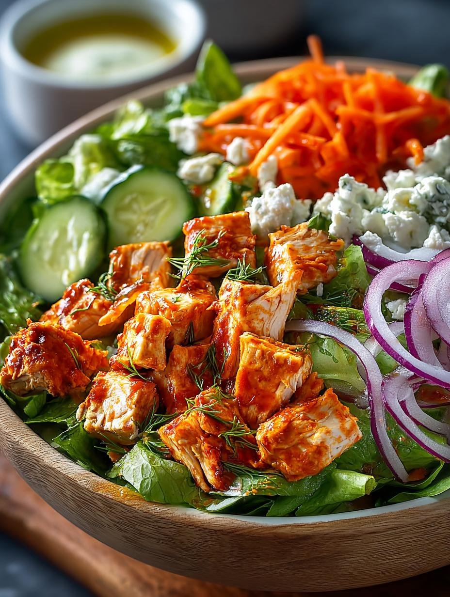 Irresistible Buffalo Chicken Salad: 5 Flavorful Variations 3 Irresistible Buffalo Chicken Salad: 5 Flavorful Variations - Irresistible Buffalo Chicken Salad - additional detail