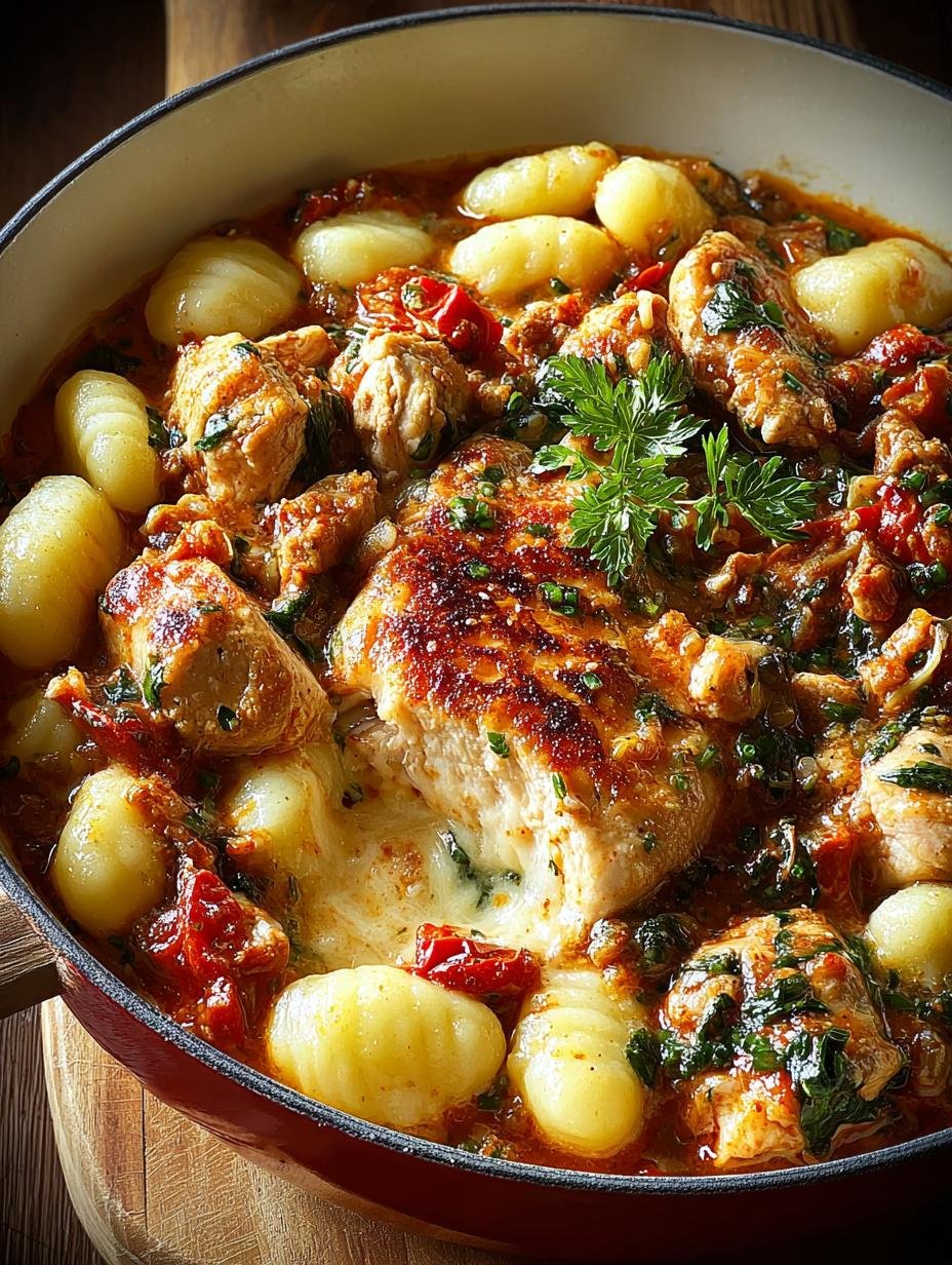 Irresistible Cheesy Chicken Gnocchi in 30 Minutes 2 Irresistible Cheesy Chicken Gnocchi in 30 Minutes - Irresistible Cheesy Chicken Gnocchi - main visual representation