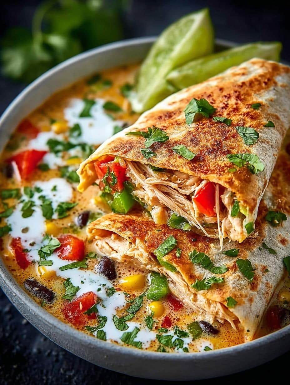 Irresistible Creamy Chicken Tortilla Soup for Cozy Nights 1 Irresistible Creamy Chicken Tortilla