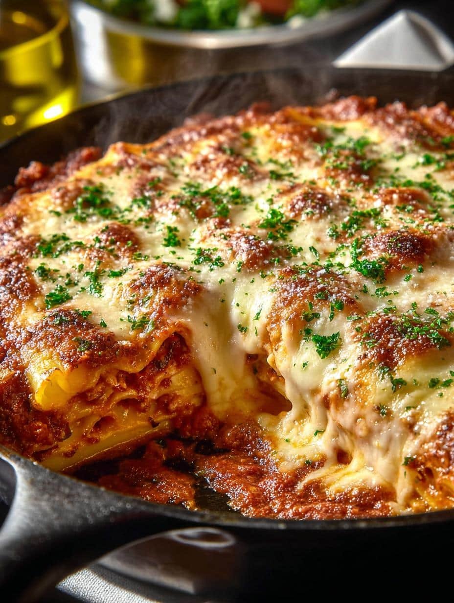 Irresistible Skillet Lasagna One for Cozy Nights - Irresistible Skillet Lasagna One - main visual representation