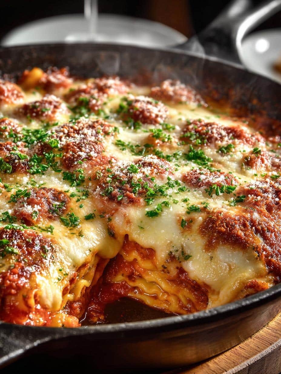 Irresistible Skillet Lasagna One for Cozy Nights - Irresistible Skillet Lasagna One - additional detail