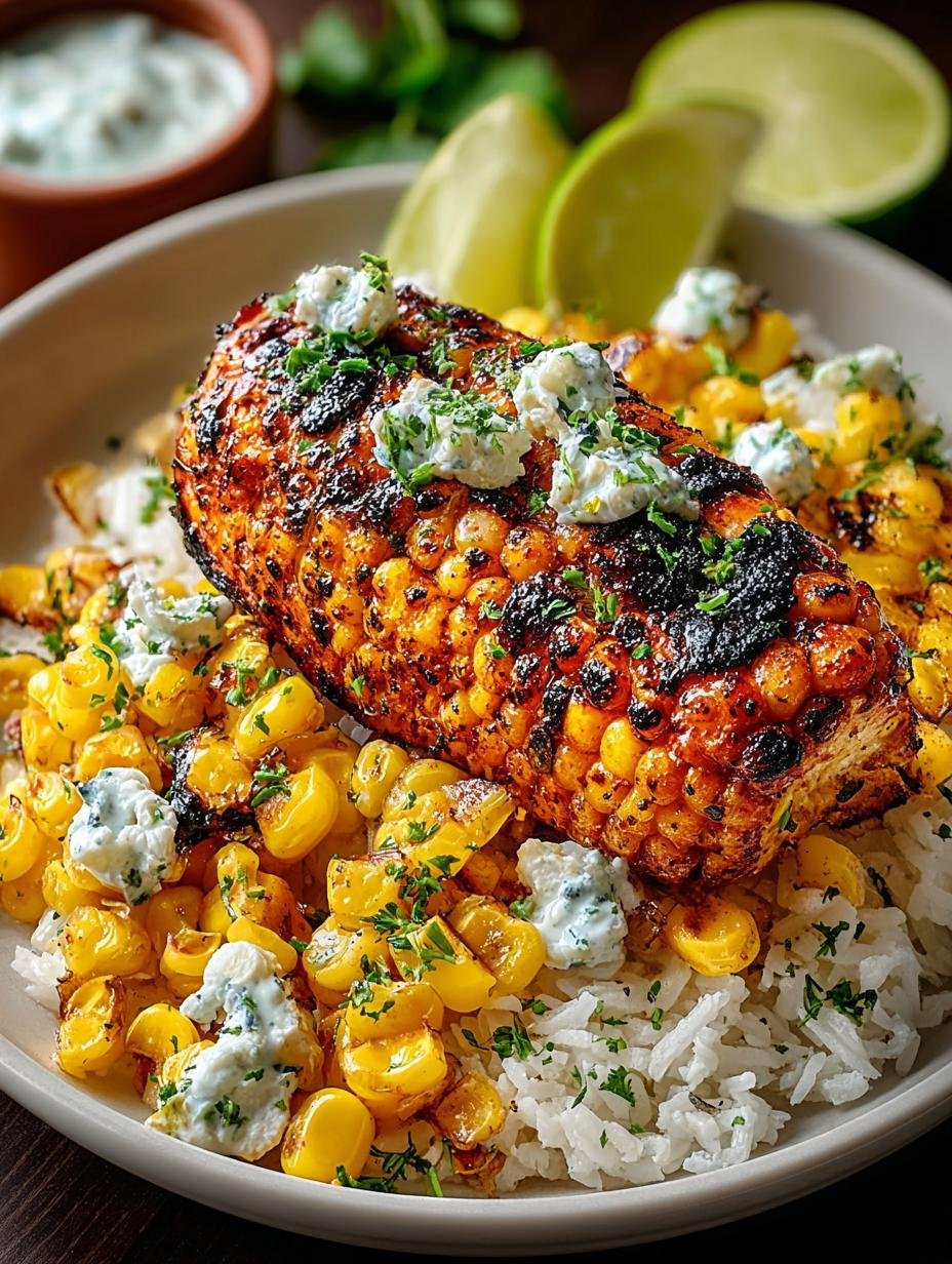Irresistible Street Corn Chicken Rice Bowl Delight 2 Irresistible Street Corn Chicken Rice Bowl Delight - Irresistible Street Corn Chicken - main visual representation