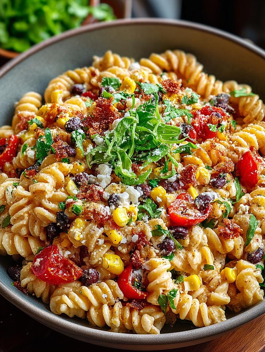 Delicious Mexican Street Corn Pasta in 25 Minutes - Mexican Street Corn Pasta - main visual representation