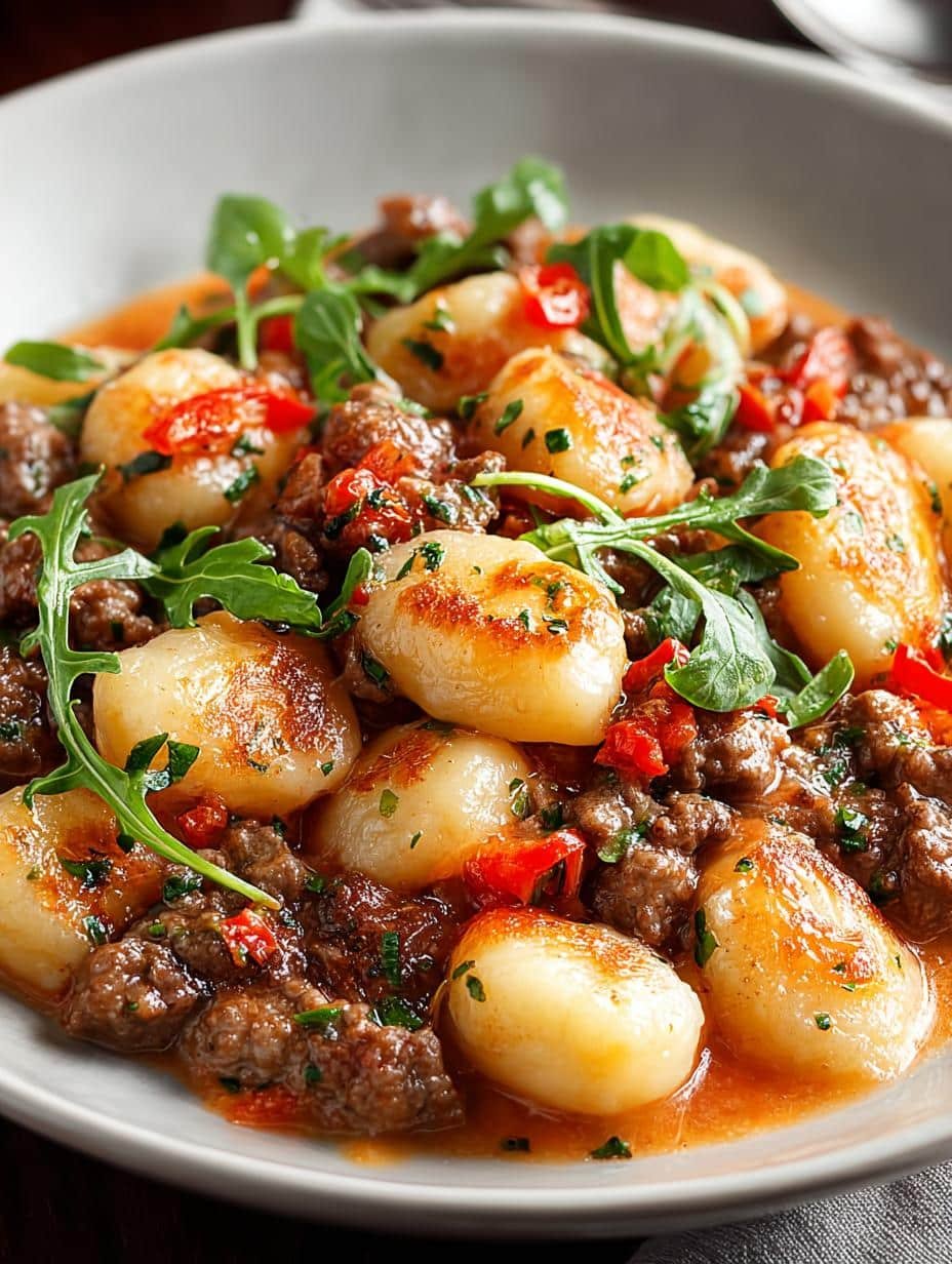 Savory Ground Beef Gnocchi: 5 Steps to Comfort 1 Savory Ground Beef Gnocchi