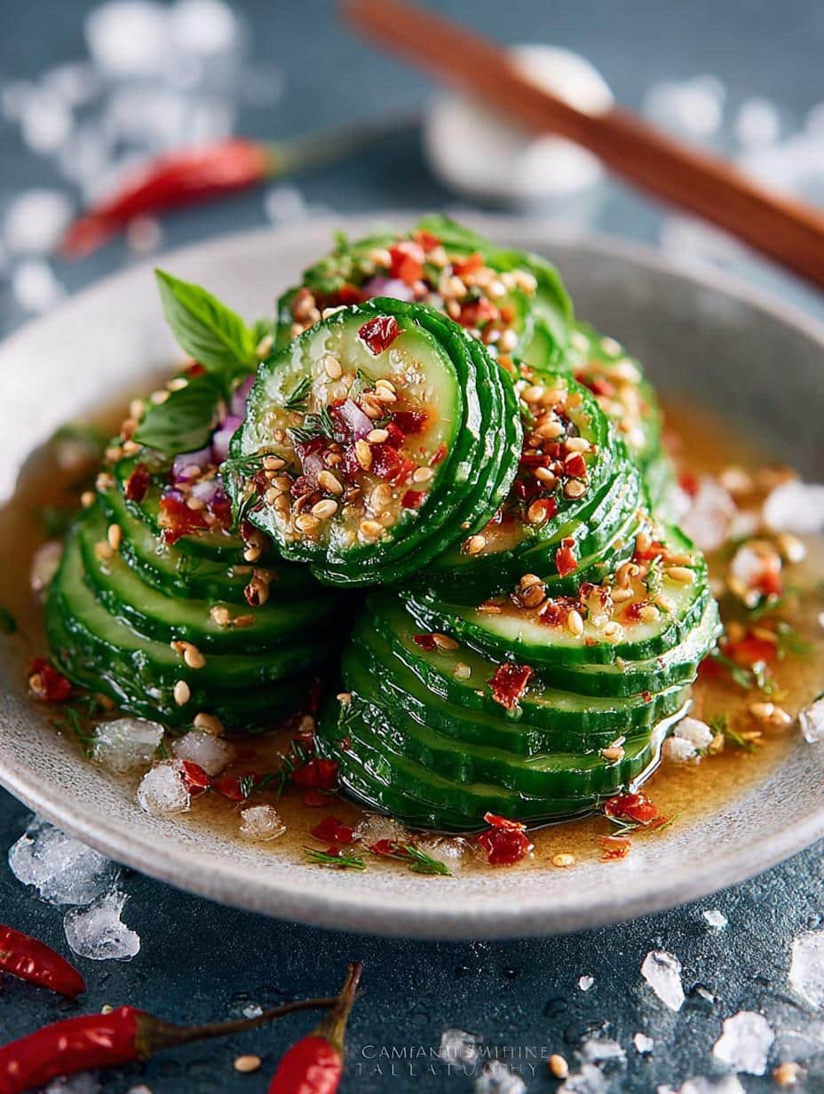 Spicy Cucumber Salad: A Refreshing Asian Delight 1 Spicy Cucumber Salad
