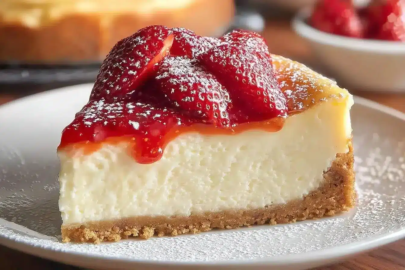 Yogurt Cake 1 Delicious homemade yogurt cake topped with fresh fruits and cream