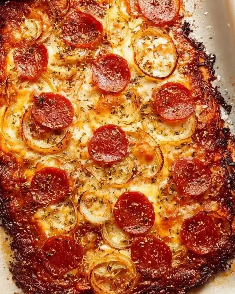 Cheesy Crunchy Onion Rings served on a plate with dipping sauce