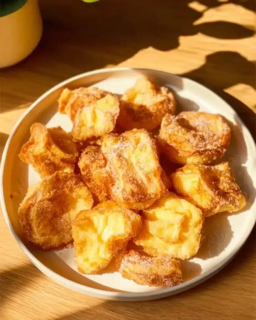 Crispy Fried Milk dessert recipe with Spanish custard