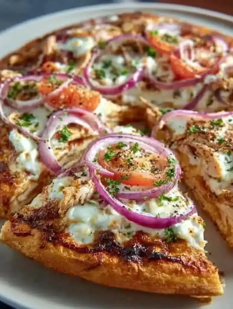 Delicious homemade Greek yogurt pizza crust ready for toppings.