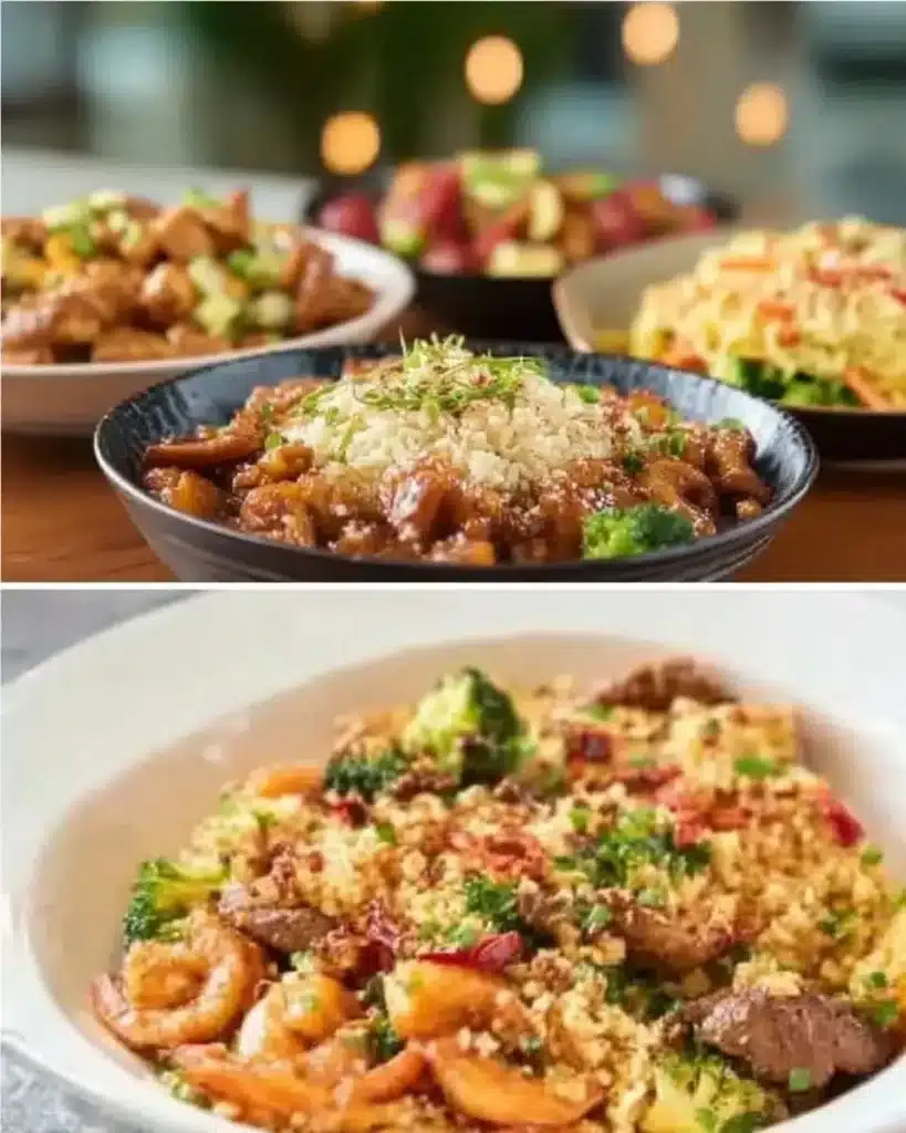 Plate of Pesto Chicken Pasta garnished with fresh basil and cherry tomatoes