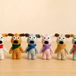no sew long eared dog amigurumi pattern featured