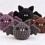 no sew mini bat crochet pattern featured